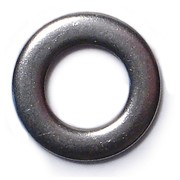 Midwest Fastener Flat Washer, Fits Bolt Size M6 , 18-8 Stainless Steel 100 PK 55153